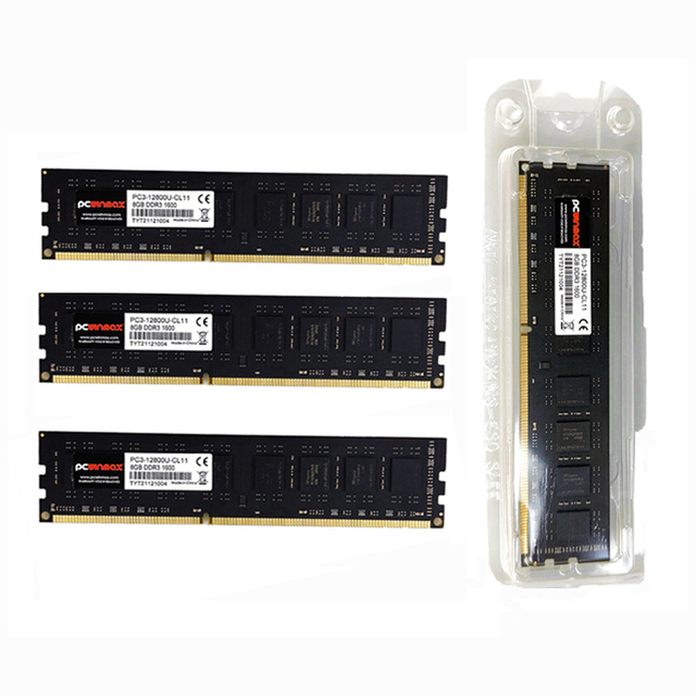 PCWINMAX in Stock OEM ODM DDR3/DDR4/DDR5 4GB/8GB/16GB 1333/1600/2666/3200/4800/5600MHz ECC Desktop RAM Memory