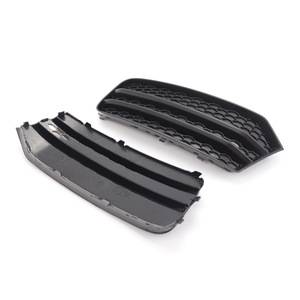 Audi กระจังหน้า A1ตัดหมอกรังผึ้งกันชนหน้าส่วนล่างสีดำ ABS retrofit อัพเกรด D178 - Product Image 2