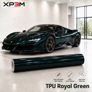 ฟิล์มใสกันรอยรถยนต์ XP3M Royal Green OEM Gloss TPU สีเขียวมรกต หนา 7.5 มิล ซ่อมแซมตัวเองได้ ป้องกันรอยขีดข่วน ป้องกันสีเหลือง พร้อมช่องระบายอากาศ - Product Image 1