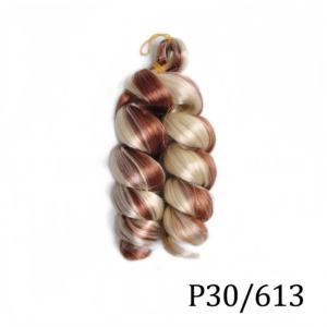 Extensiones de Cabello Rizado Francés de Trama Única, <span class=keywords><strong>Italia</strong></span>, 8-12 Pulgadas, Trenzas en Caja, Crochet, para Niños y Mujeres, Teñido de Negro - Product Image 3