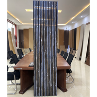 Panneau acoustique mural en bois moderne, panneau acoustique décoratif en MDF avec support en feutre PET pour la maison, le bureau, le studio, la décoration intérieure
