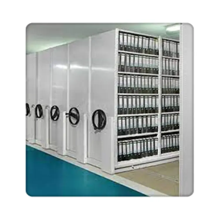 China Supplier Office Storage Solutions Units High Density Mobile Shelving