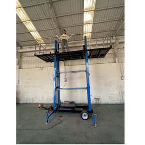 <b>Portable</b> Electric Scissor Lift Platform Remote Operated Vertical Lifting Equipment - Product Image 5