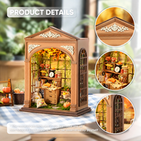 Kit de maison miniature DIY, Pantry Harvest, en métal et carton, avec éclairage LED, pièce de rangement style ferme, puzzle 3D, artisanat, loisir créatif, décoration intérieure, cadeau