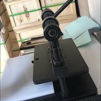 Nouvelle petite machine à embosser manuelle pour la découpe à la presse sur papier, tissu, cuir, EVA - État d'occasion
