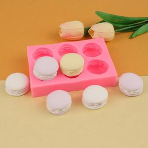 Moule en silicone 3D pour macarons, moule à macarons et hamburgers, moule à bougies et à muffins, décoration de gâteaux, moule pour mini-savons et bombes de <span class=keywords><strong>bain</strong></span> - Product Image 6