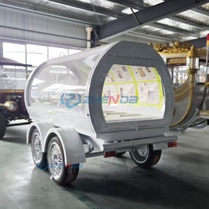 New Product Towable Funeral Carriage <b>Trailer</b> Dual Axle Hearse <b>Trailer</b> for Cemetery Funeral Processions - Product Image 2