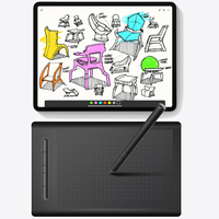 2023 NEU Wireless Pen Grafik tabletten Zeichnen Grafik tablett 8192 Druck für Online-Klasse Tele arbeit PPT Vortrags gerät BT