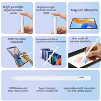 Alternatif iPad Pencil Tipe-C 10H 360-Hari, Stylus Aktif Android Windows Dual OS, Ujung Aluminium POM Logo Kustom Pabrik OEM