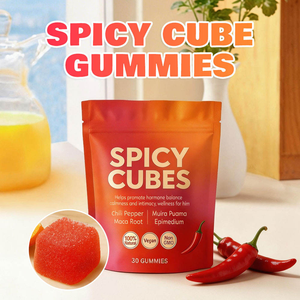 Bonbons gélifiés OEM Spicy Cube pour l'équilibre hormonal des adultes, la santé, le calme et le bien-être intime - Product Image 2