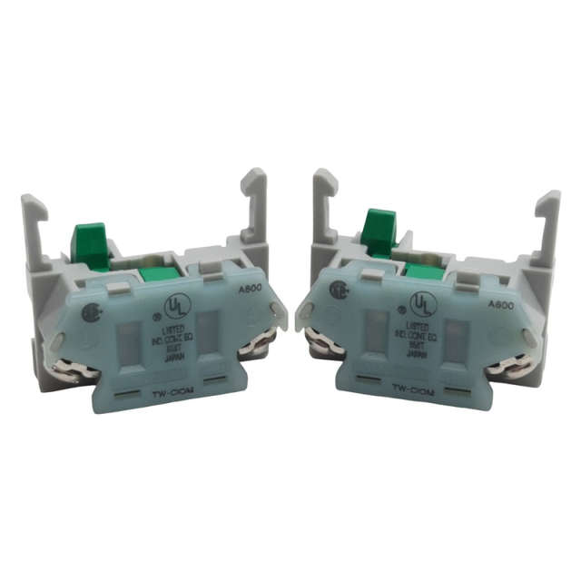 Sell Well in Stock Lot of 2 Twc10m Pushbutton Contact Block, 1n.o., 10a 600vac, 22mm for Plc by Dhl/ups