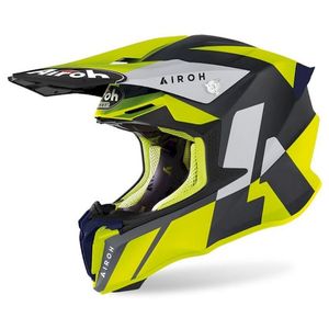 Casco Airoh Twist 2.0 Cross Giallo Fluorescente Grigio Nero Taglia S Termoplastico - Product Image 1