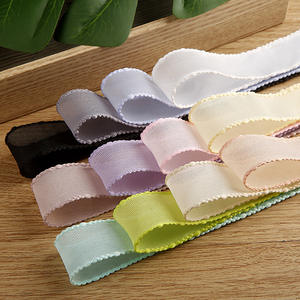 Ruban de bord de couleur unie personnalisé pour vêtements chaussures nœud floral bricolage accessoires de cheveux pour enfants matériel <span class=keywords><strong>bande</strong></span> de <span class=keywords><strong>gaze</strong></span> de neige en polyester - Product Image 4