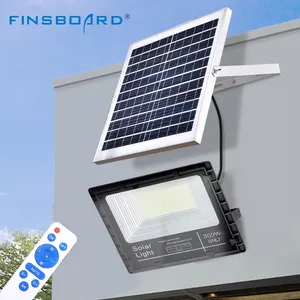 Outdoor Garden Ip67 Remote Control Aluminum Solar Lamp Floodlight 40w 60w 120w 200w 300w 400w 500w 1000w Led Solar Flood Light