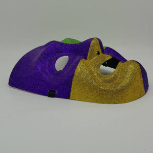 <span class=keywords><strong>Masque</strong></span> intégral HLC personnalisé pour le Mardi Gras, <span class=keywords><strong>masque</strong></span> pour les yeux à paillettes violettes, vertes et dorées, <span class=keywords><strong>masque</strong></span> intégral pour le défilé du Mardi Gras, masques de fête de carnaval - Product Image 5