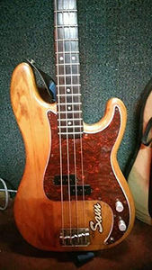 4Ply Vintage Tortoise P Bass Pickguard Guitar Scratch Plate Pick Guard para 4 cuerdas USA Mexican Standard P Bass Style - Product Image 2