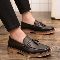 Zapatos Oxford Formales de Negocios Cómodos de Estilo Británico 2026, Zapatos de Vestir de Cuero PU para Hombre