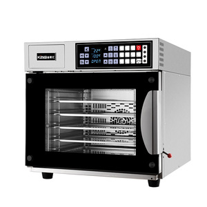 Four à convection combi vapeur 60 litres demi-taille four comptoir grille-pain à 5 niveaux four électrique avec plateaux grilles clip 220V - Product Image 2