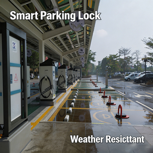 <b>Remote</b> Operated Automatic Parking Guard Post Electric Space <b>Lock</b> For Office Building Outdoor Parking Management - Product Image 1