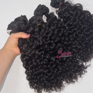 Unprocessed Single Donor Raw Curly Hair Bundles Indian Vendor Afro Kinky Bulk Human Hair Vietnamese Burmese Hair Supplier - Product Image 3