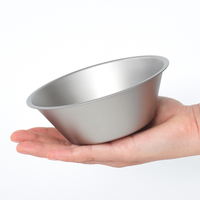 Bol de cuisson et d'alimentation en titane antiadhésif réutilisable, écologique et très populaire, 300 ml, léger pour la randonnée en extérieur