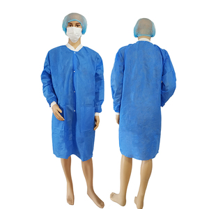 Blouse de laboratoire jetable CE EOS PP de haute qualité, unisexe, confortable, sans latex, tenue de travail conforme à la norme EN14683, taux de filtration 95% - Product Image 1