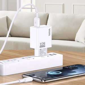 KAKUBA USB Type-C Charger 12W 5V/2.4A White Wall <b>Adapter</b> for Smartphones Tablets - Product Image 2