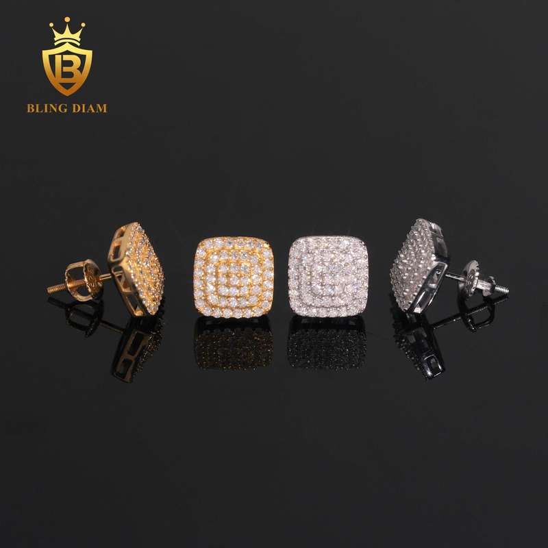 GAR Certificate Flower Cluster Moissanite Earring