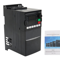 Variateur de fréquence PLC 1,5 kW 2 CV 1 à 3 phases VSD VFD 7A 220V pour usage industriel