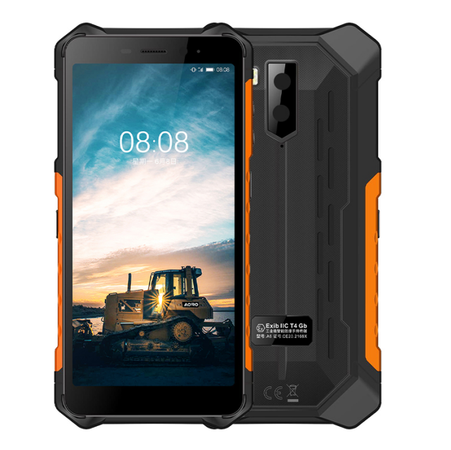 AORO A6 [NO CAMERA] Android 11 4G LTE NFC LCD 5000mAh Battery 8MP+13MP IP68 Waterproof Smartphone 4+64GB