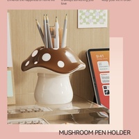 Accessoires de bureau de Ningbo, directement de l'usine, organiseur de rangement pour fournitures de bureau, porte-stylos et crayons en forme de champignon.