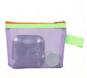 Sacs en nylon miniatures à fermeture éclair, tendance, 5'' x 4'', petite trousse de voyage, pochette de rangement pour maquillage, rouge à lèvres, cosmétiques, dessin animé - Product Image 3