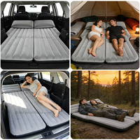 Matelas gonflable pour siège arrière de voiture, matelas de voyage pour camping en plein air, matelas de voiture amélioré pour SUV, gonflage rapide, pour voyage en voiture