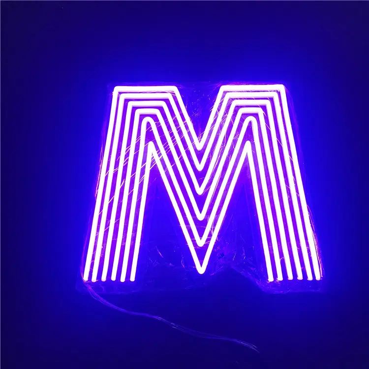 manufacturer Dropshipping NO MOQ Fast delivery neon letter custom Acrylic led neon sign for living room decoration