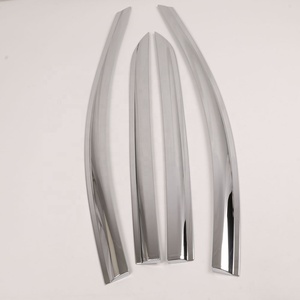 แผ่นบังแดดกันฝน WZXD รุ่นใหม่ อุปกรณ์ตกแต่งภายนอกรถยนต์ คุณภาพสูง ผลิตจากพลาสติก ABS ชุบโครเมียม สำหรับรถยนต์ I10 2017 รุ่น Hatchback - Product Image 6