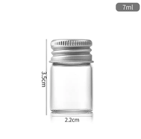 Récipients hermétiques de cylindre de bouteille de capsules de stockage de flacons en verre de Borosilicate d'usine avec les couvercles en aluminium de vis