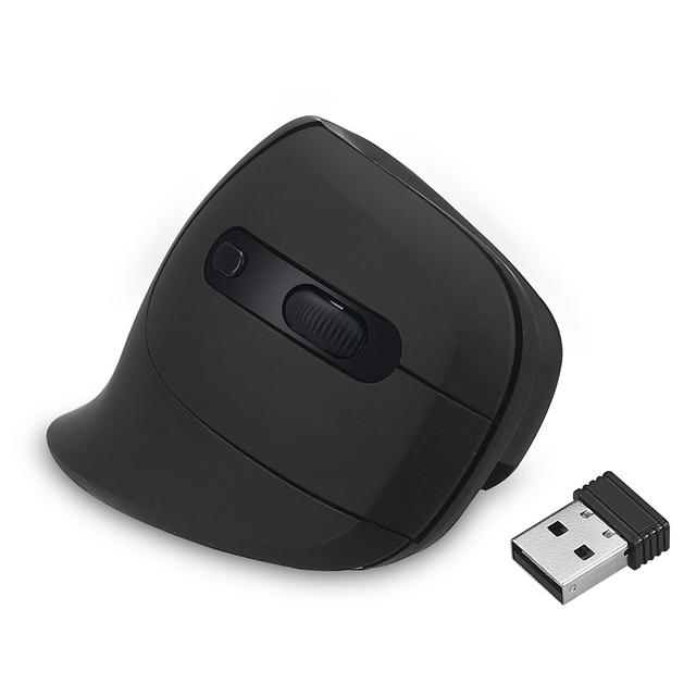 OEM Manufacturer Ergonomic Design 6 Buttons With Adjustable DPI 2.4G and BT Dual Rechargeable Optical Vertical Ergonomic Mouse