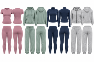Fabricant OEM de vêtements pour femmes, ensemble 2 pièces, tenue de sport, marque privée, coupe athlétique, survêtement de fitness, fournisseur d'articles de sport, usine - Product Image 2