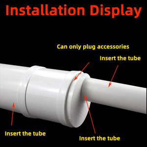 Высококачественный ПВХ-адаптер-втулка для дренажных труб напрямую от производителя, оптом, герметичный, прочный, для преобразования сантехнических труб - Product Image 5