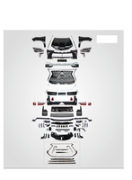 Conversion de voiture XLstyling ANCIEN À NOUVEAU KIT DE CARROSSERIE AUTO POUR LEXUS LX570 2008-2020 MISE À NIVEAU VERS LX570 2021 modèle
