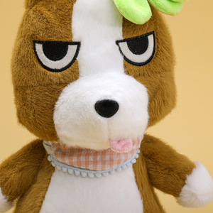 Juguete de Peluche Divertido de Beagle con Ojos Saltones, Muñeco de Peluche Suave de Varios Estilos, Lindo Perro de Peluche con Diadema de Orejas de Conejo, Venta al por Mayor y al por Menor - Product Image 4