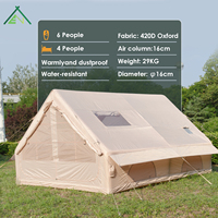 Tente d'événement gonflable portable Qingbao, imperméable, 1500-2000 mm, en tissu Oxford, pour mariage et fête, durable, quatre saisons