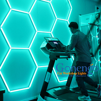 Gonengo Atmosphère Hexagone Éclairage Rgb Social Party Night Club Dj Disco Light