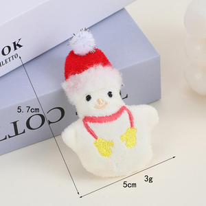 Materiales <span class=keywords><strong>de</strong></span> Manualidades Navideños <span class=keywords><strong>de</strong></span> Dibujos Animados, Adornos para Árbol <span class=keywords><strong>de</strong></span> Navidad, Muñecos <span class=keywords><strong>de</strong></span> <span class=keywords><strong>Peluche</strong></span> <span class=keywords><strong>de</strong></span> Santa Claus y Renos, Accesorios para Llaveros - Product Image 6