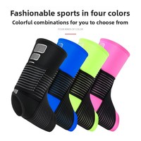 Attelle de cheville de sport à compression en néoprène SBR avec coutures à quatre aiguilles pour le soutien du pied et de la cheville en extérieur
