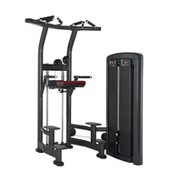 Station d'entraînement commerciale de traction et de traction, machine à tremper assistée avec système de compteur de poids pour la musculation du haut du corps
