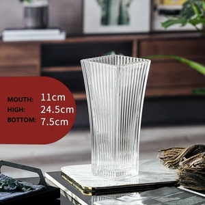 Verrerie énorme <span class=keywords><strong>vase</strong></span> en verre pour fleur décoration de la maison en gros - Product Image 2