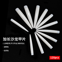 Vente chaude Nail Art Pointed Nail Plaques Stage Performance Extended Salon Display 120 Nail Tips
