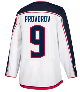 2024 Nouveaux maillots de hockey sur glace cousus Columbus 9 Ivan Provorov 13 Johnny Gaudreau 29 Patrik Laine 38 Boone Jenner 8 Werenski - Product Image 3