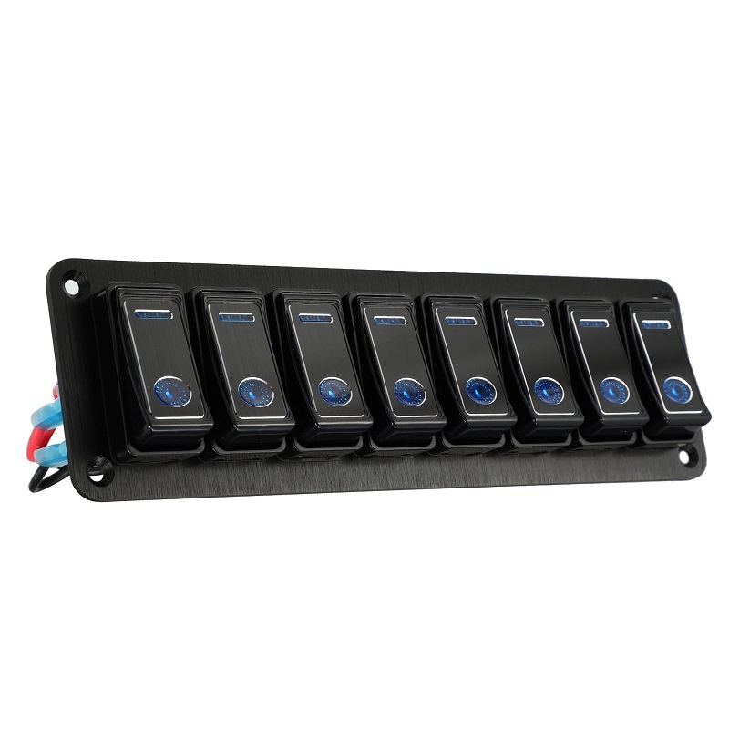 12V 24V Waterproof 8 Gang Rocker